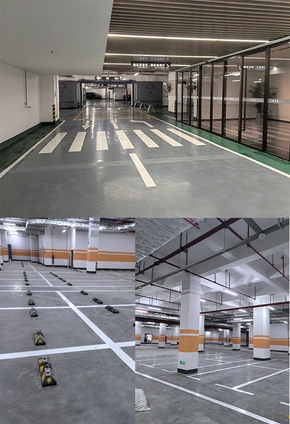 精准适配医疗场景！珠海市纵横交通设施为普生医疗产业园区打造高品质地下车库(图1)